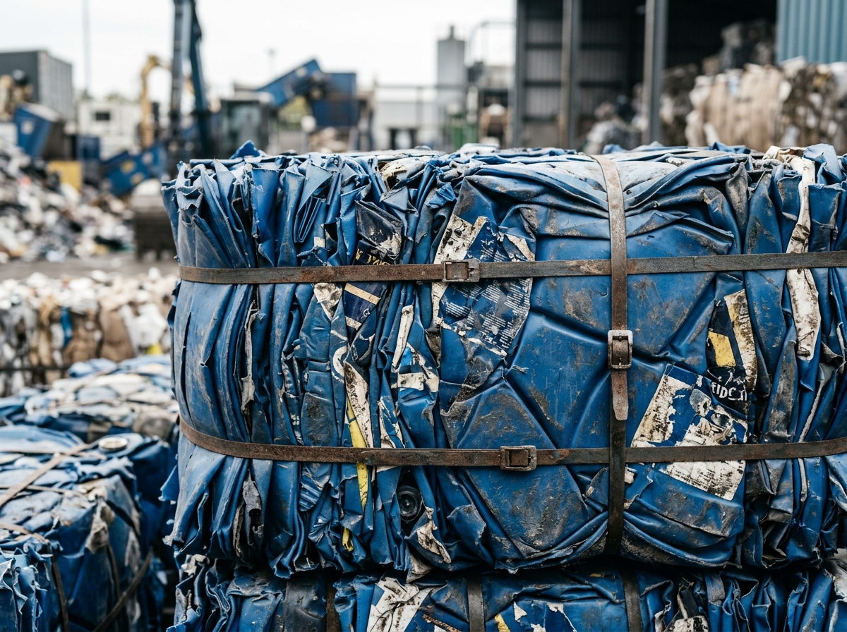 Blue Drum Bales